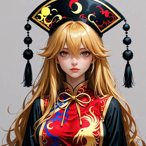 Whimsical Junko Touhou Character Design