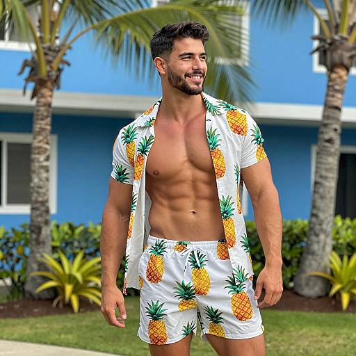 Tropical Male Fashion in Hawaii