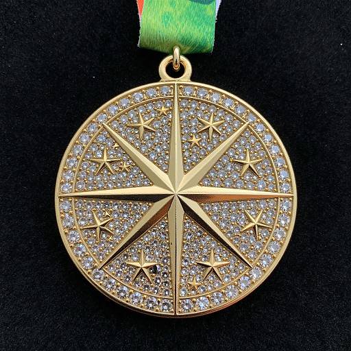 Fluorescent Spandex Judge of Stars Medallion