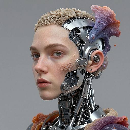 Surreal Human-Machine Portrait Fusion