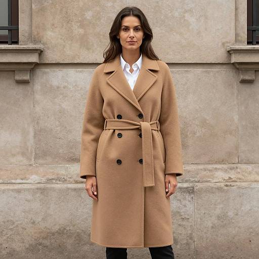 Elegant Autumn Fashion in Urban Setting