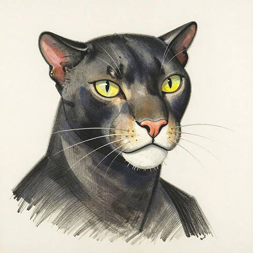 Mr. Panther in Jansson-Picasso Style