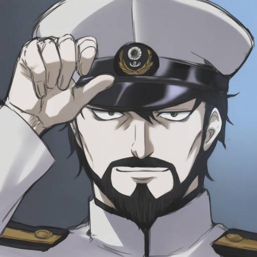 Illustration of Abyssal admiral (kancolle), kantai collection in the style of Fuooooo