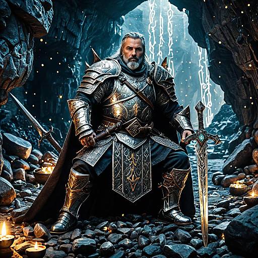 Ironclad Warrior Guarding Mystic Cavern