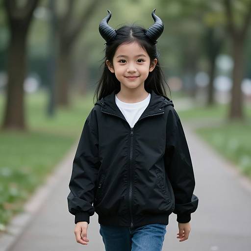 Photorealistic Succubus in Park