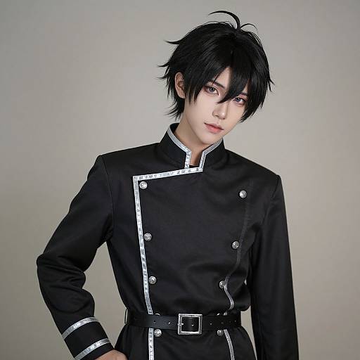 Photorealistic Stylish Femboy Cosplay