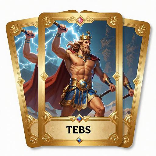 Zeus Greek God Trading Card