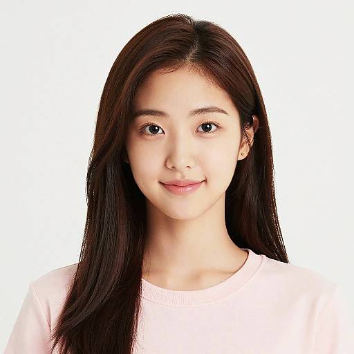 Portrait of a Korean Girl with Aegyo Sal