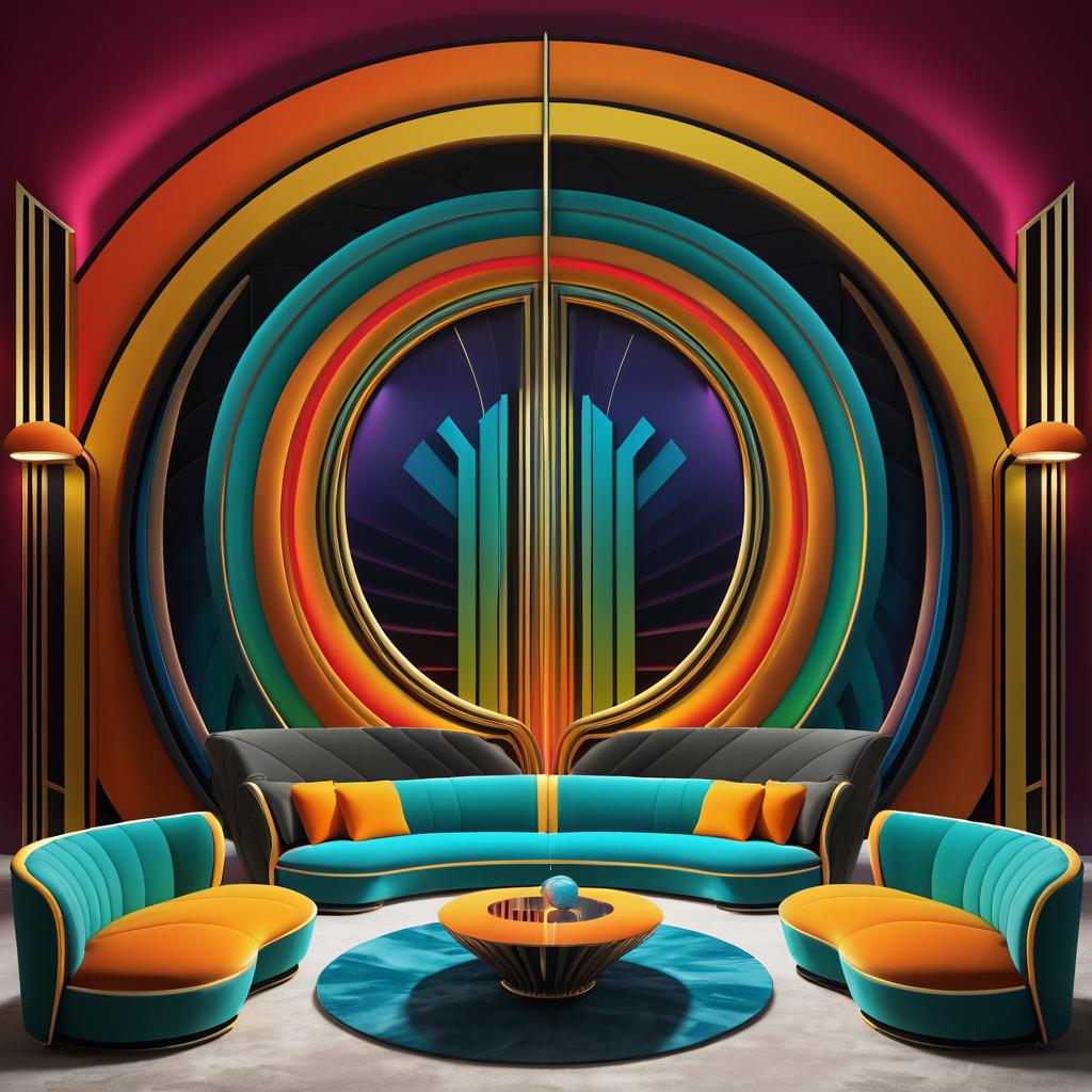 Vivid Art Deco Sofa Designs Inspired by Karcz