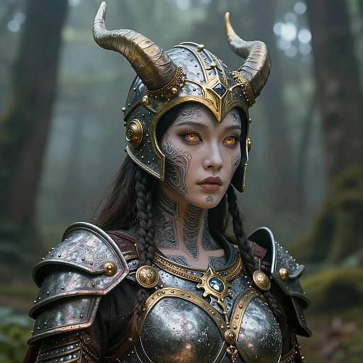 Enchanting Portrait of a Forest Guardian