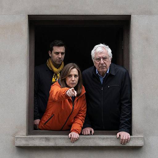 Intense Expressions at a Window