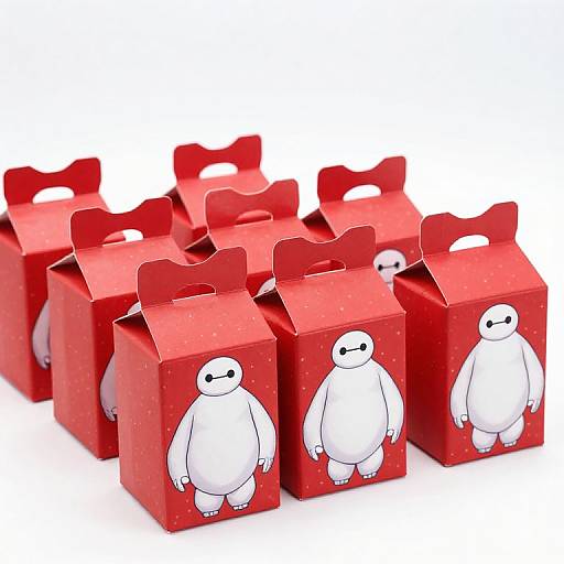 Baymax Red Candy Boxes for Parties