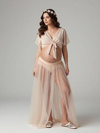 Bohemian Maternity Fairy Fashion Portrait