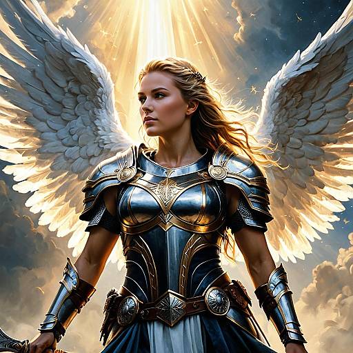 Majestic Angel Valkyrie Character Portrait