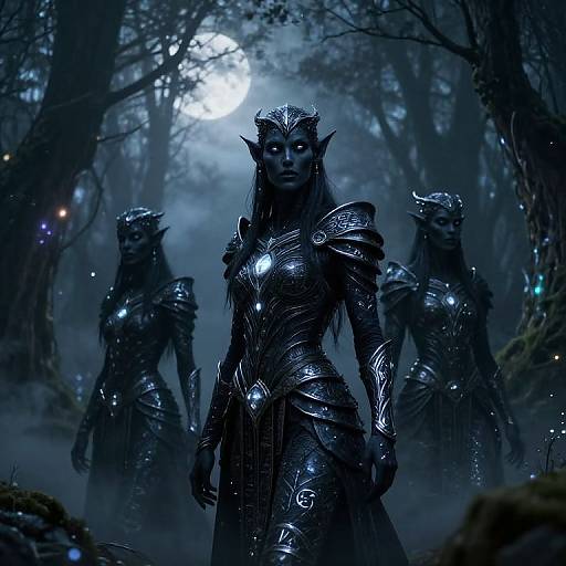 Elusive Svartálfar in Enchanted Forest