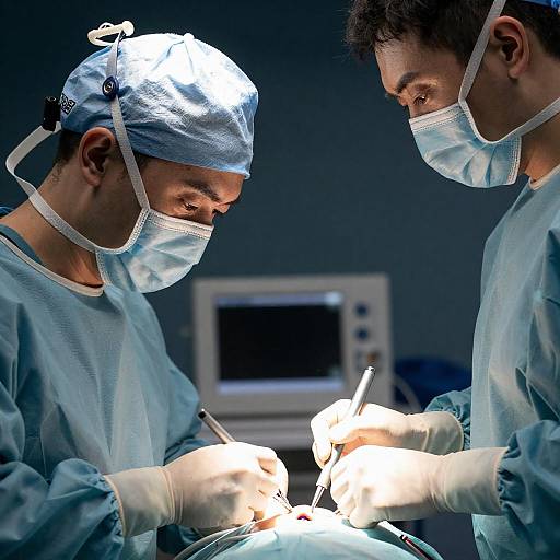 Intense Surgical Operation in Darkness