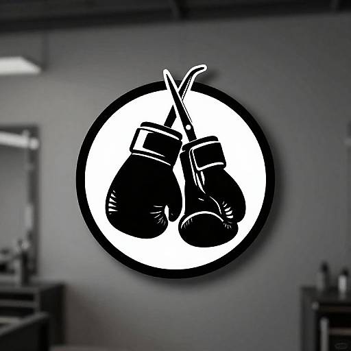 Modern Minimalist Barbershop MMA Logo