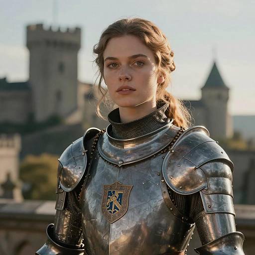 Stunning Medieval Armor Portrait in Sunlight