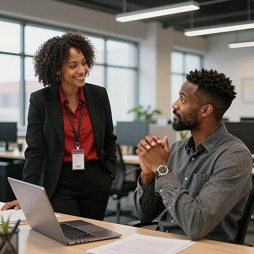 Professional Office Interaction Photography