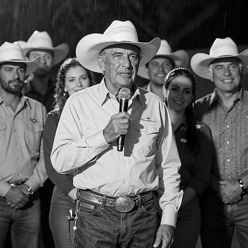 Rainy Night Cowboy Speech Performance