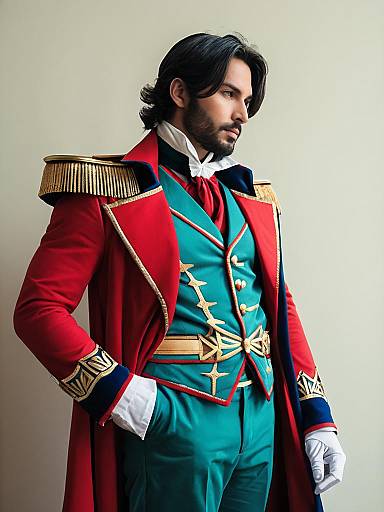 Man in Victorion Cosplay Costume