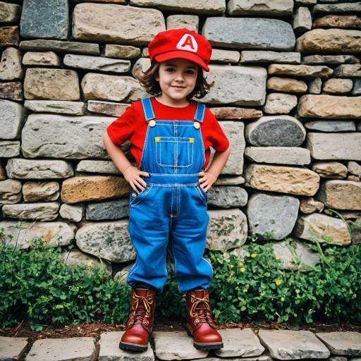 Playful Child in Cartoon Costume