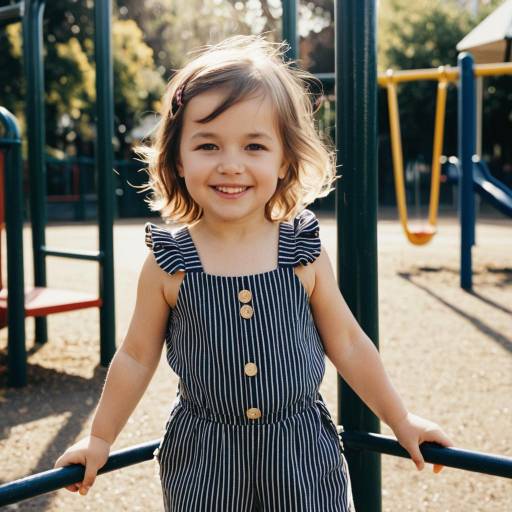 Smiling Toddler Girl at Playground