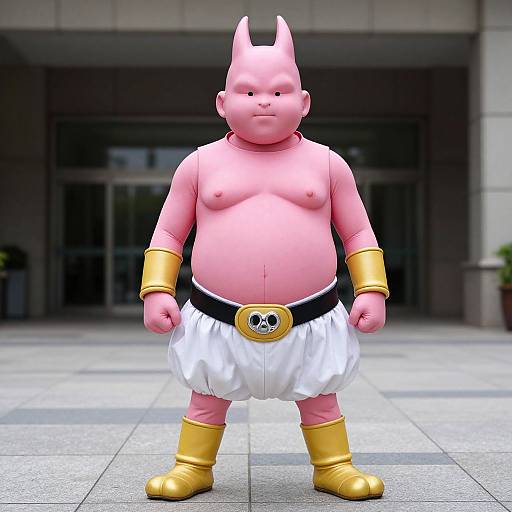 Majin Buu in Pink Outfit Pose