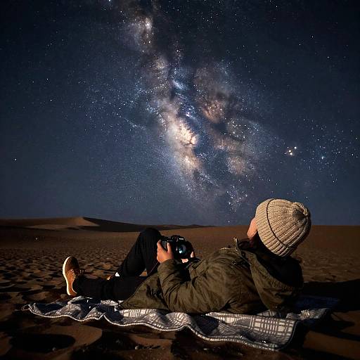 Desert Night Stargazing Magic