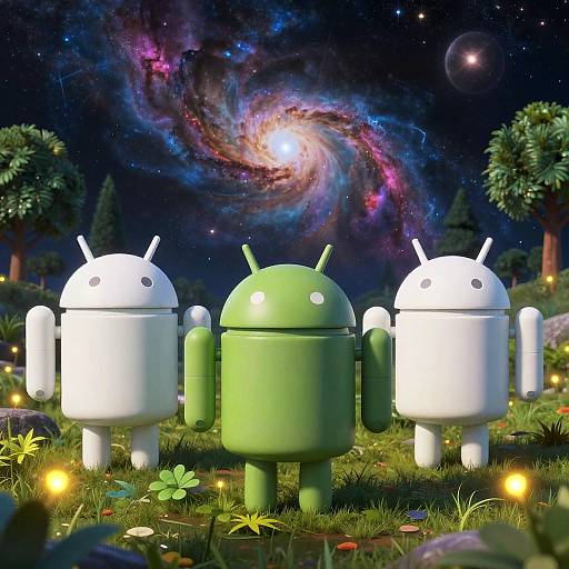 Turbocharged Androids in Cosmic Forest