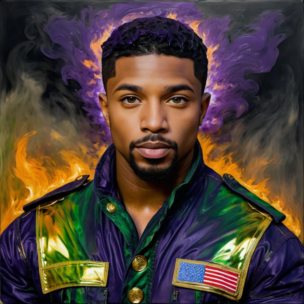 Michael B. Jordan as Blaze - Art Fusion