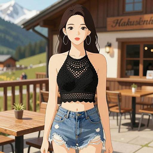 Chic Woman by Mountain Lodge Bistro