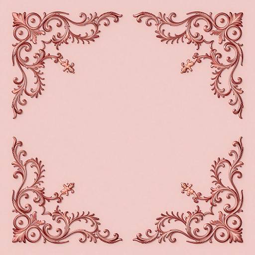 Ornate Scrollwork with Cherub Accents