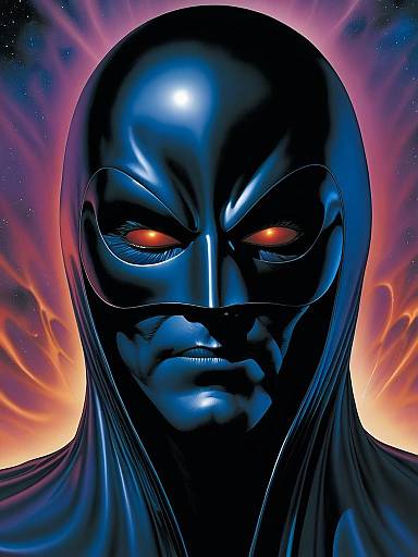 Alien Mask: A Dark Artistic Transformation