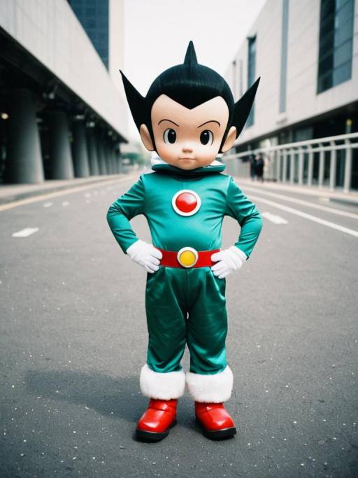 Realistic Astro Boy Cosplay Photography