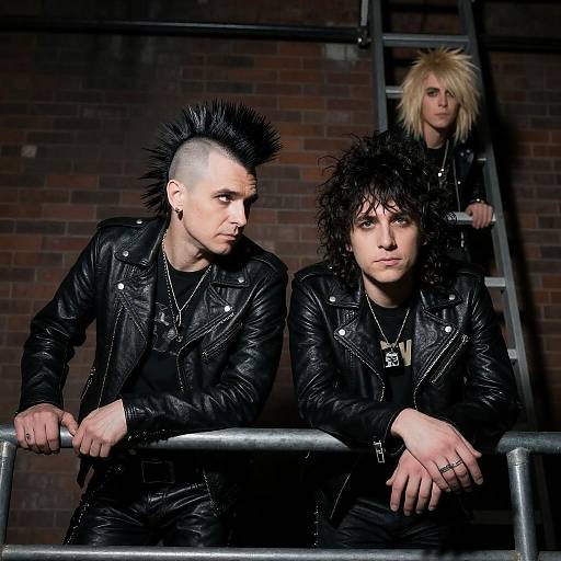 Punk Rockers in an Urban Setting