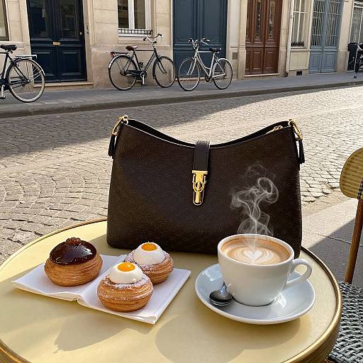 Parisian Café Scene with Borsa