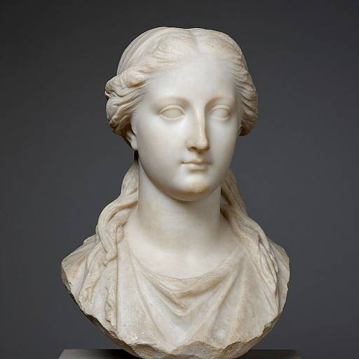 Marble Portrait of Unknown Flavian Woman
