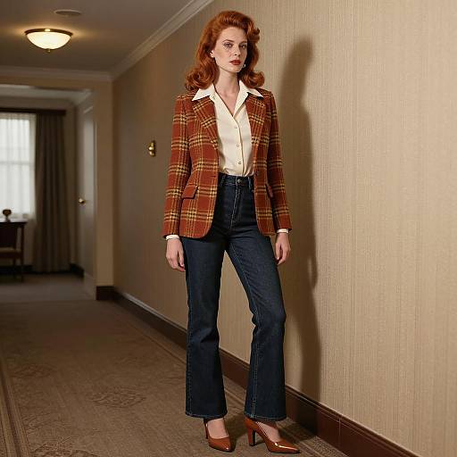 Vintage 1970s Fashion Woman Style