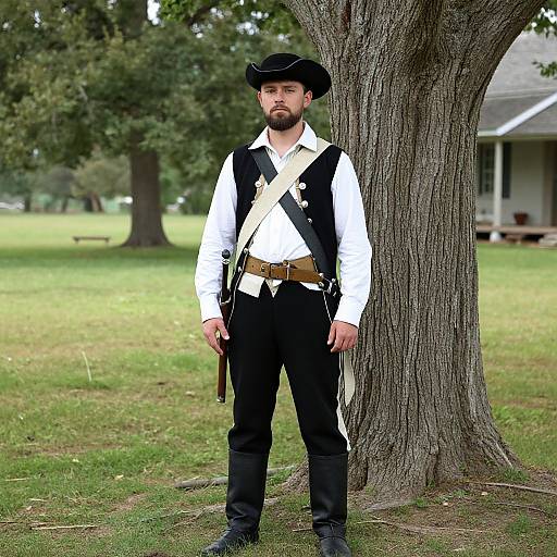 Revolutionary War Soldier Portrait