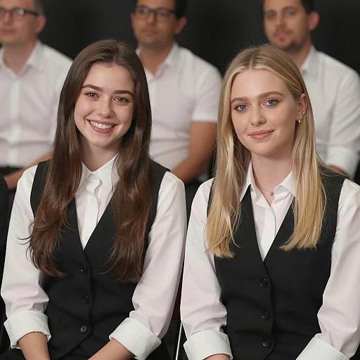 Two Women in Dim Lighting Atmosphere