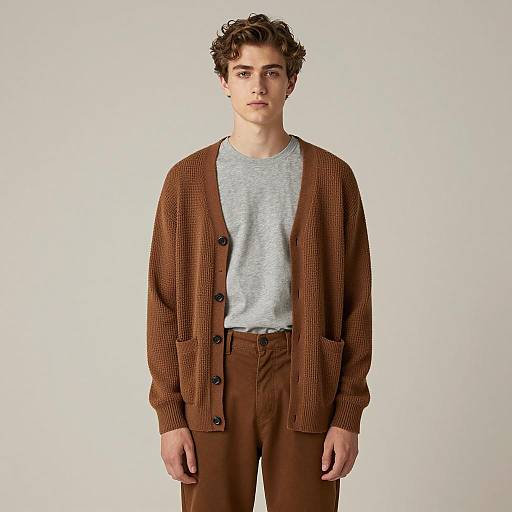 Stylish Portrait of Matching Siblings