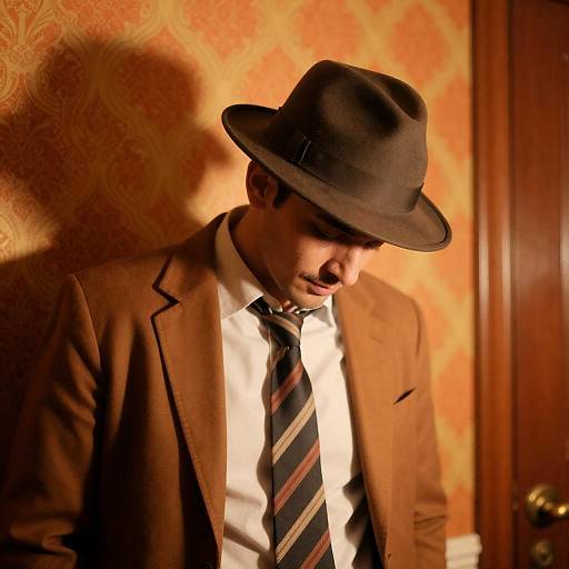 Vintage Portrait with Warm Lighting