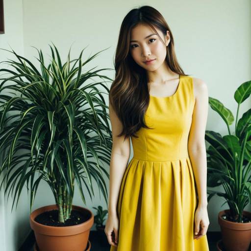 Engaged in Yellow: A Solo Portrait