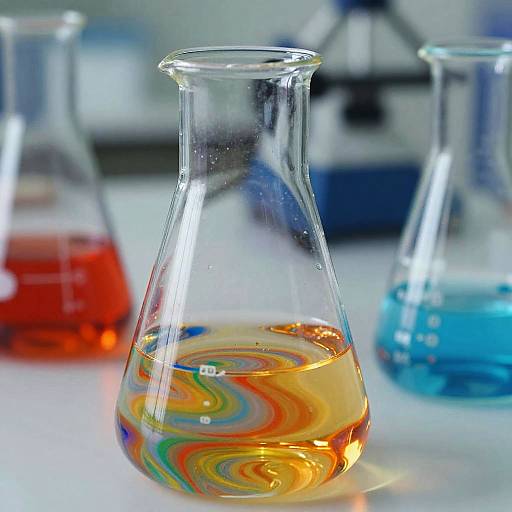 Colorful Chemical Reaction Close-Ups