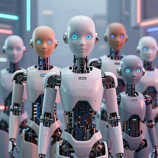 Diverse Lifelike AI Robot Avatars