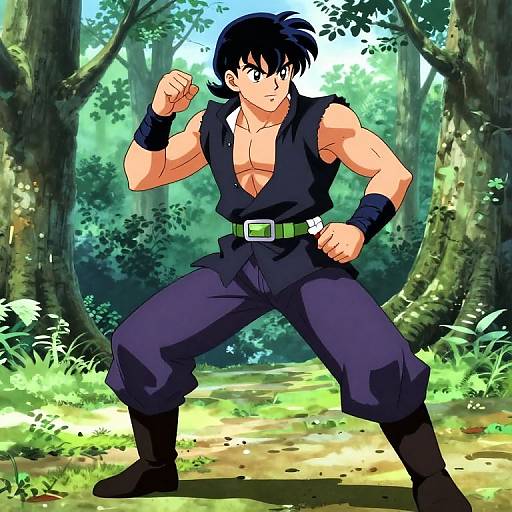 Isekai Moe Howard Portrait in Amano Style