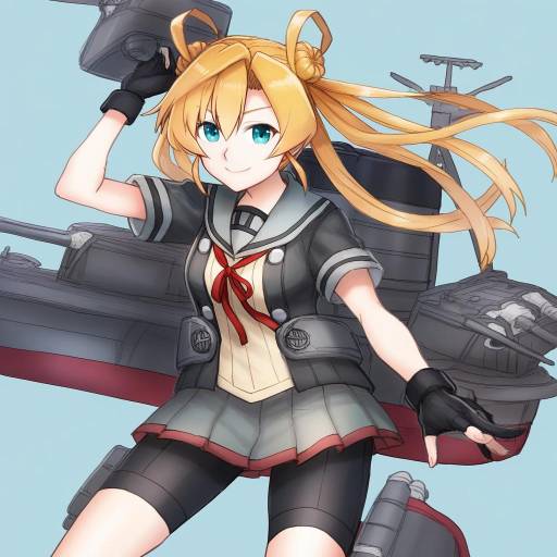 Illustration of Abukuma kai ni (kancolle), kantai collection in the style of Fukutarou (enji127)