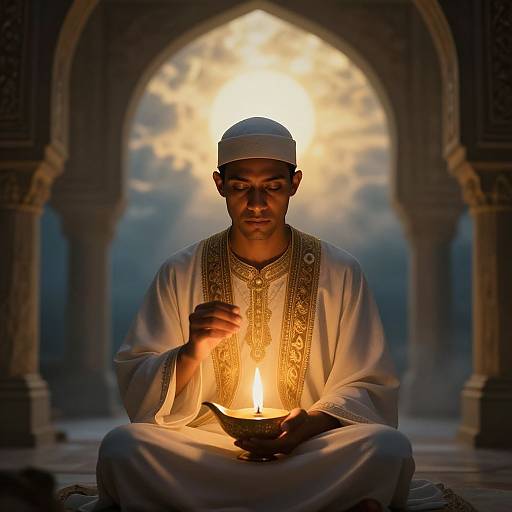 Mystic Sufi World with Divine Light