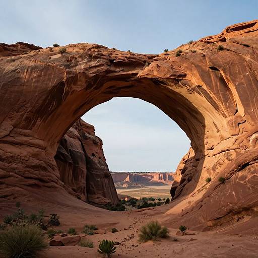 Colossal Mountain with Otherworldly Tunnel